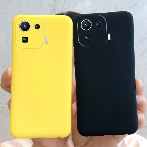 Чехол для Xiaomi Mi 11 PRO желтый Чехол для Xiaomi Mi 11 PRO желтый