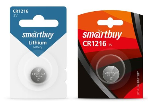 Батарейка литиевая Smartbuy CR1216 (1шт)