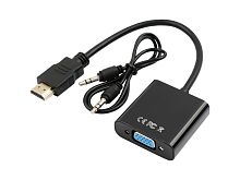 Переходник конвертер VIXION AD29 HDMI (M) - VGA (F) (черный) 