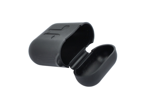 Чехол силиконовый для AirPods (черный) (VIXION) фото 3
