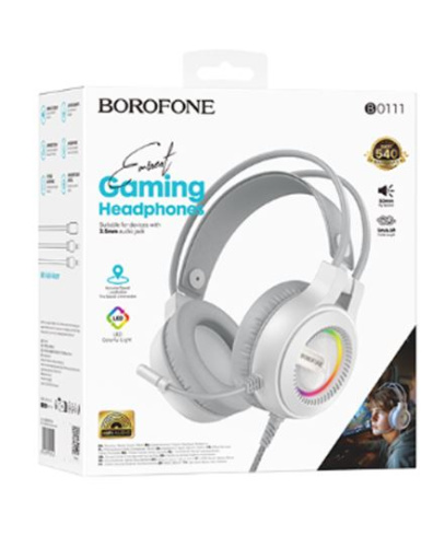 Игровая гарнитура Borofone BO111 белые (6941991119514) фото 2