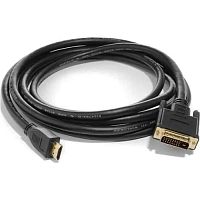 Кабель HDMI-DVI-D 1.5м  ExeGate EX-CC-HDMIM-DVI2M-1.5 