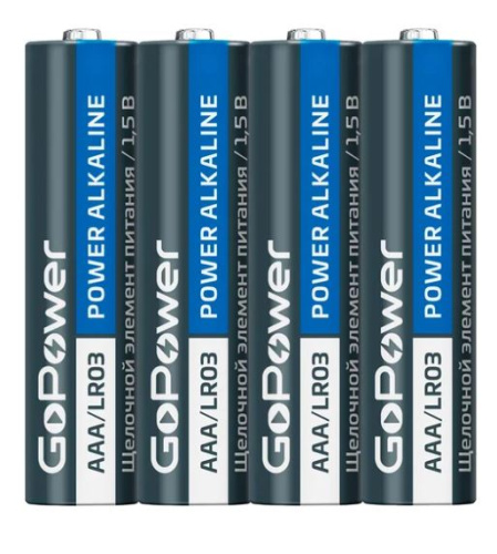 Элемент питания GoPower AAA BL4 Alkaline (00-00015602) фото 3